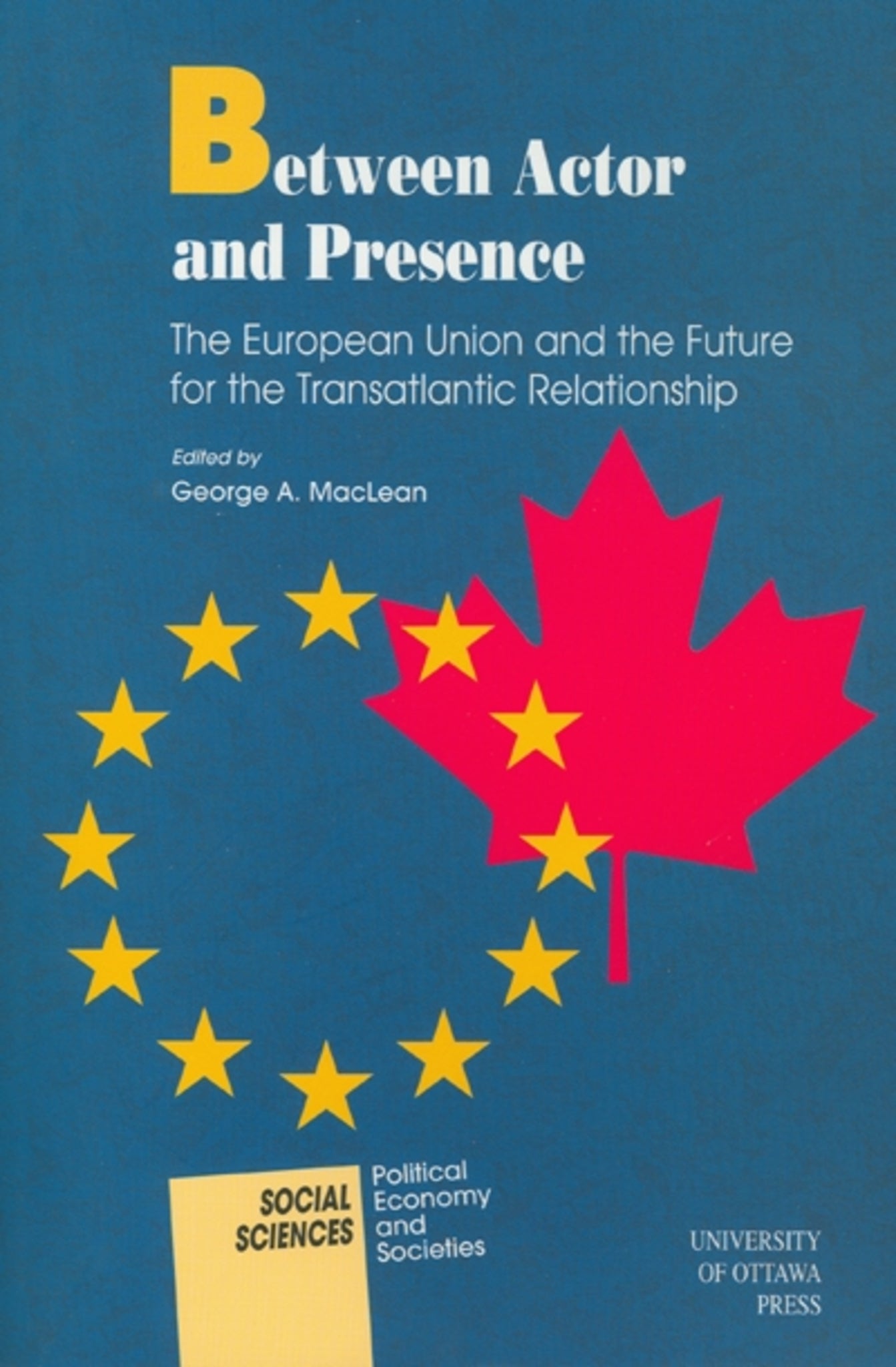 Cover image for Between Actor and Presence ISBN 9780776605289