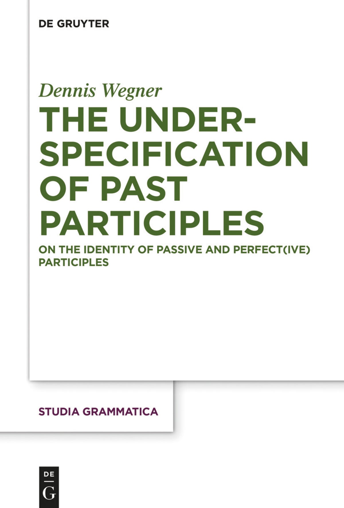 The Underspecification of Past Participles