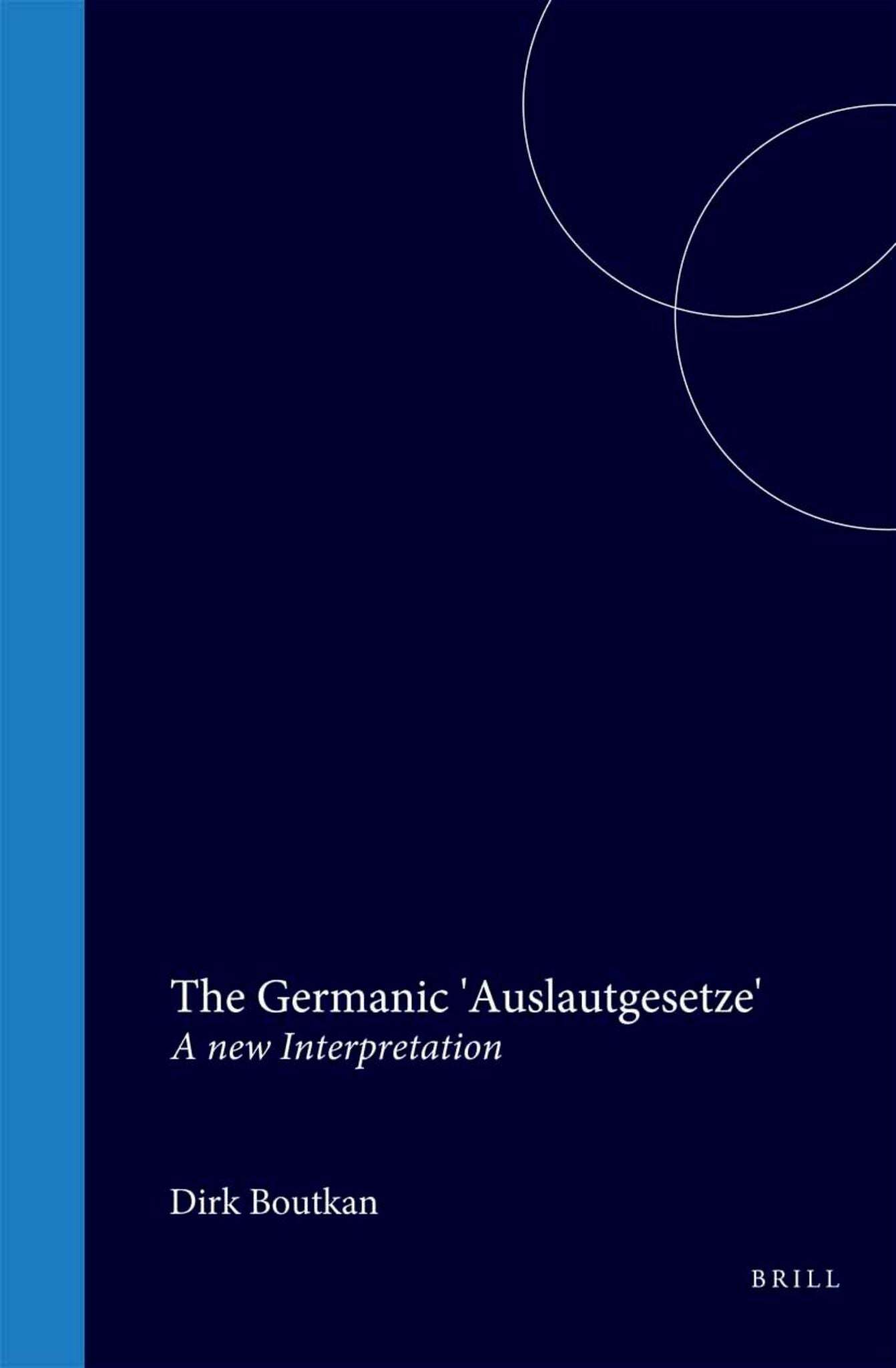 The Germanic 'Auslautgesetze'
