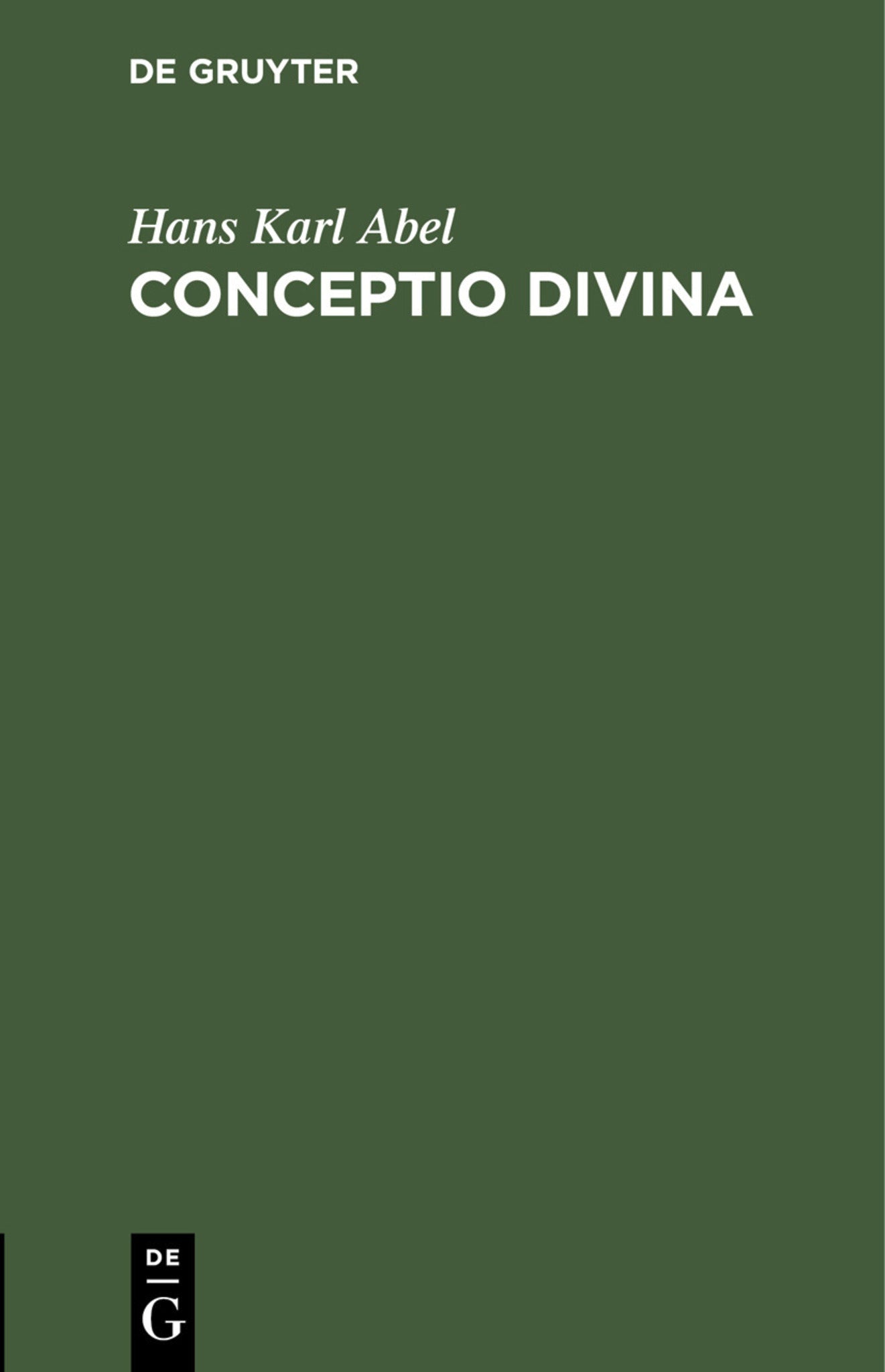 Conceptio divina