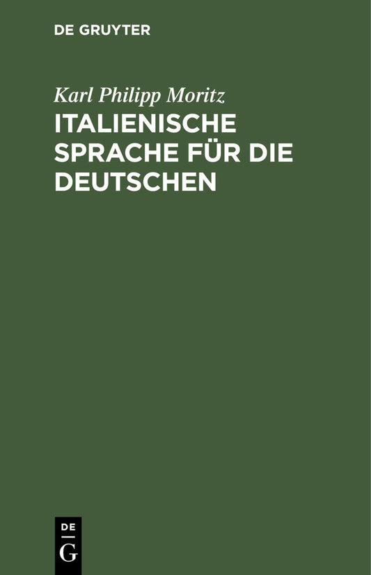 Italienische Sprache für die Deutschen