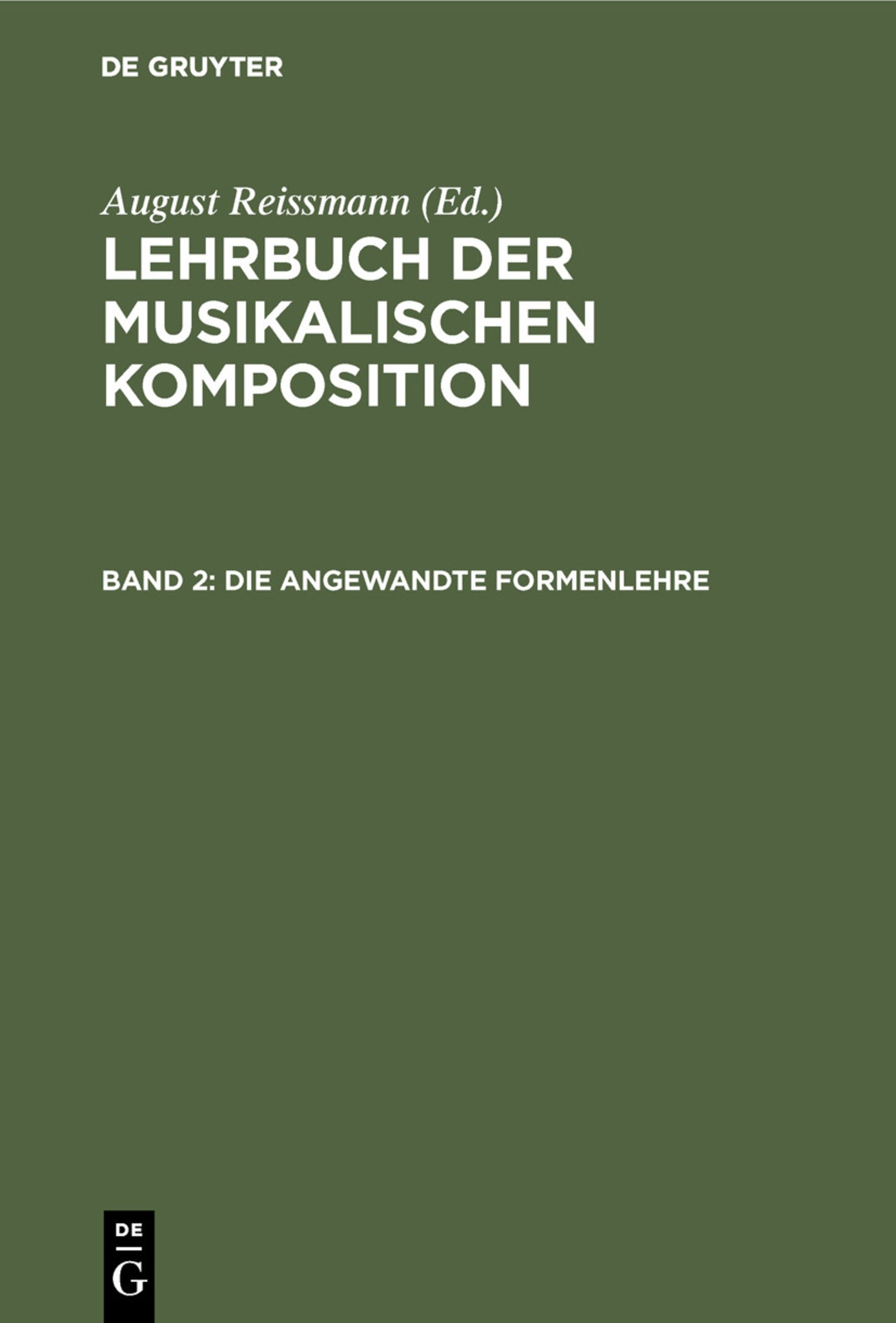Die angewandte Formenlehre