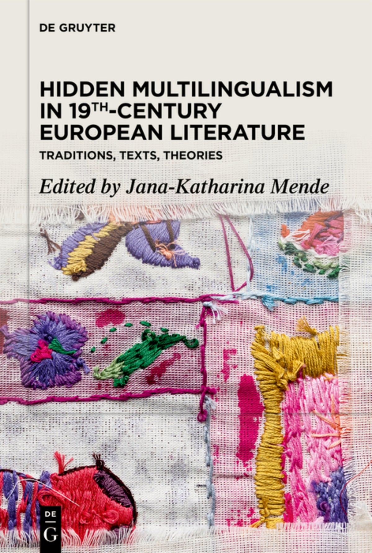 Cover image for Hidden Multilingualism in 19th-Century European Literature ISBN 9783110778632