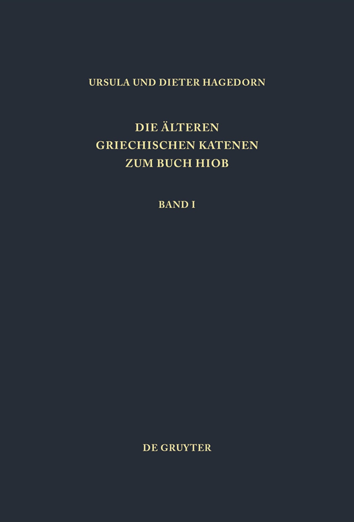 Cover image for Einleitung, Prologe und Epiloge, Fragmente zu Hiob 1,1 - 8,22 ISBN 9783110144833