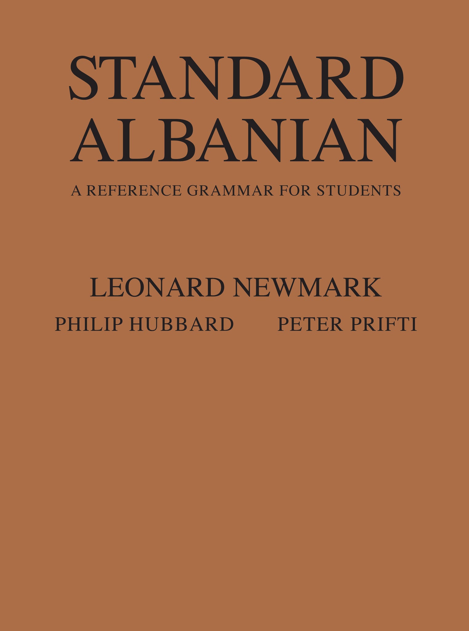 Cover image for Standard Albanian ISBN 9780804711296
