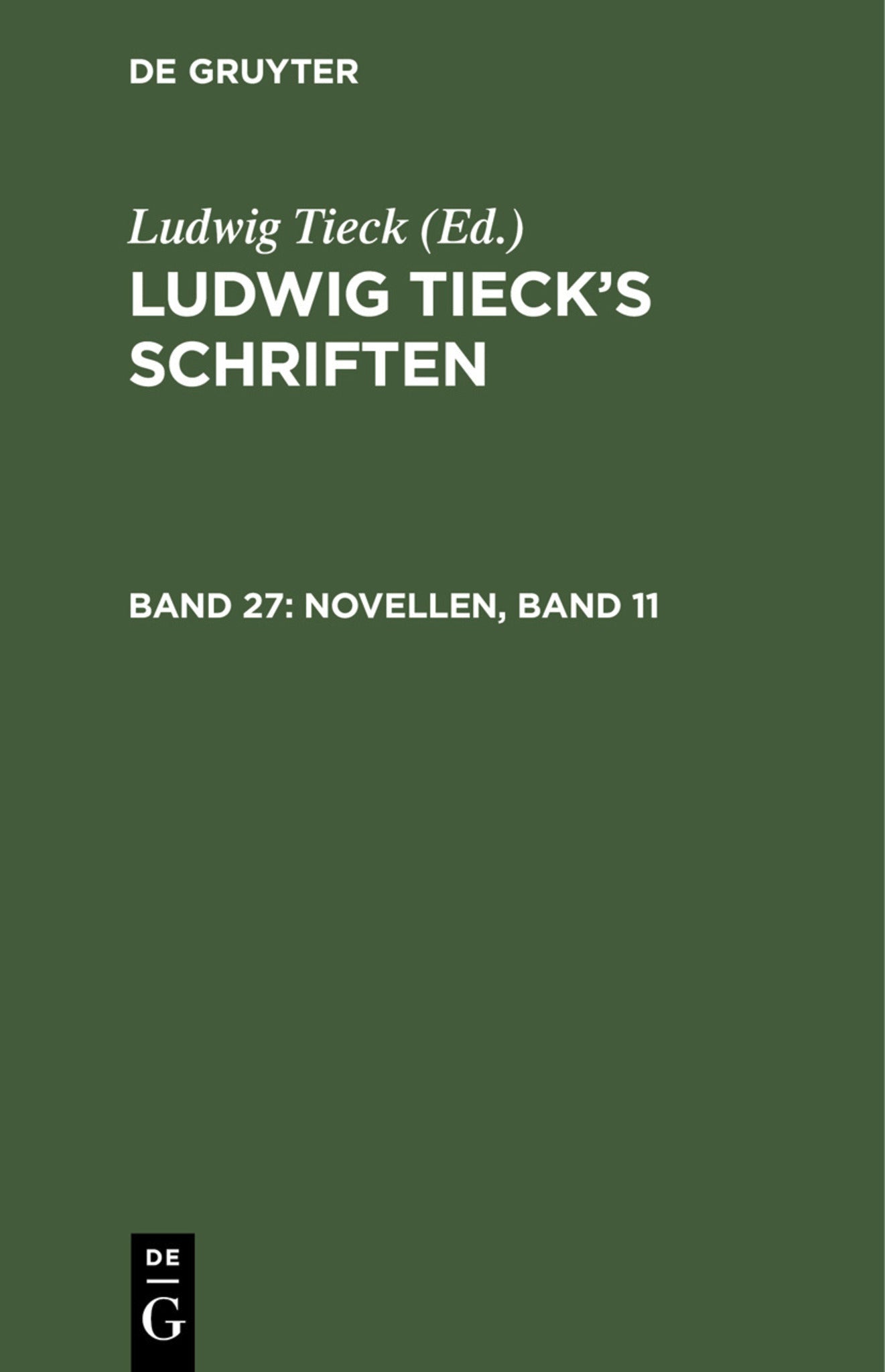 Novellen, Band 11