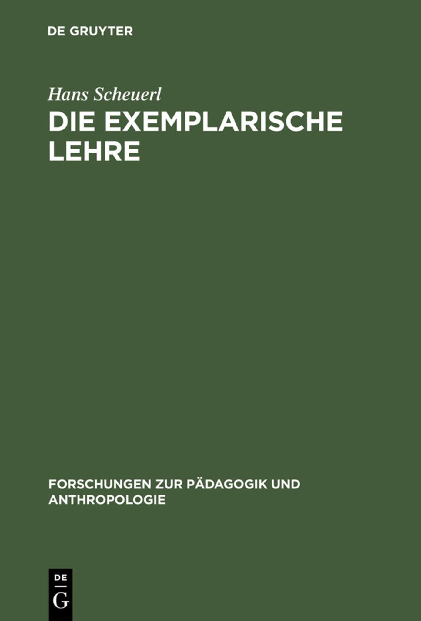 Die exemplarische Lehre