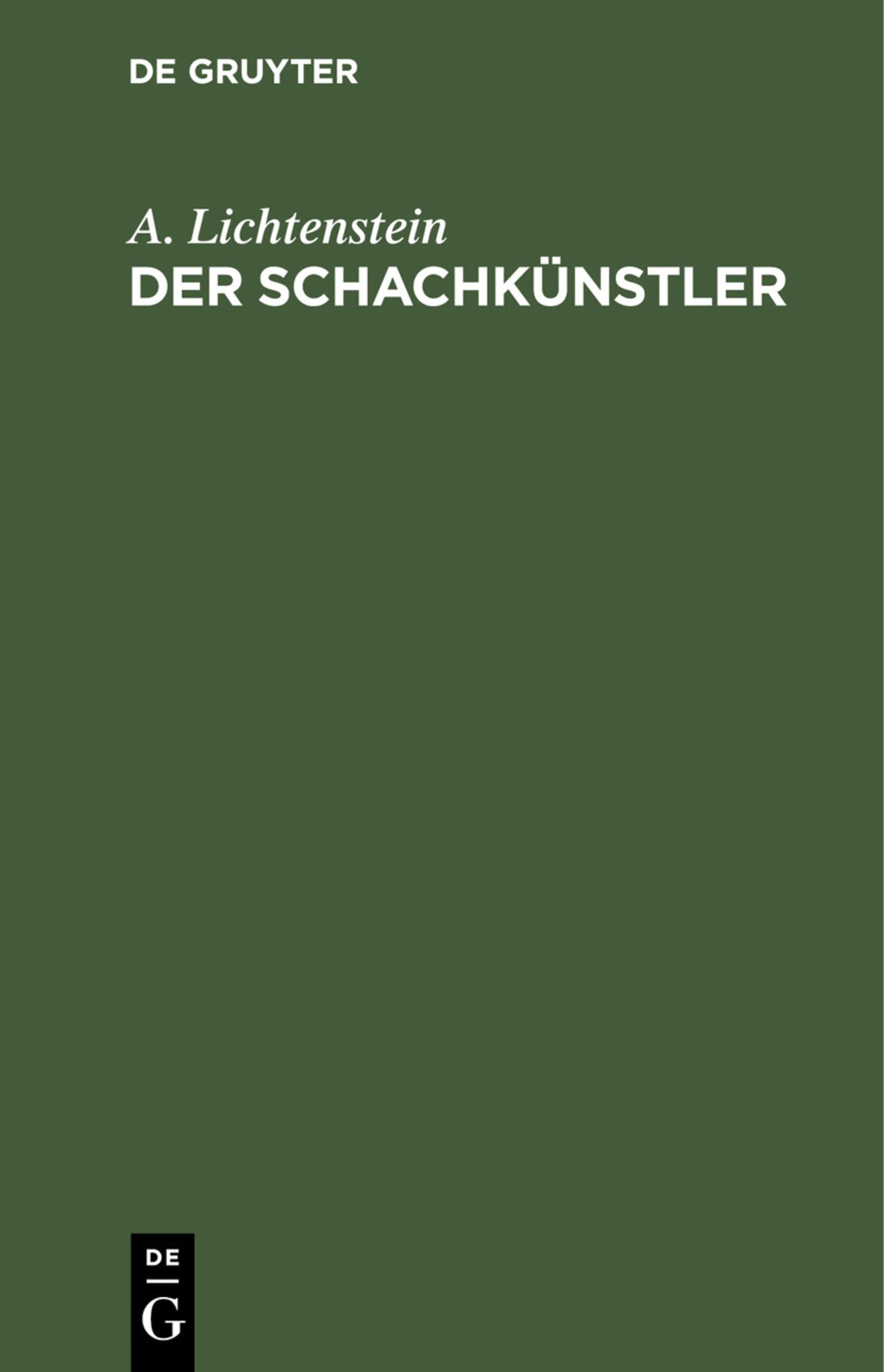 Der Schachkünstler