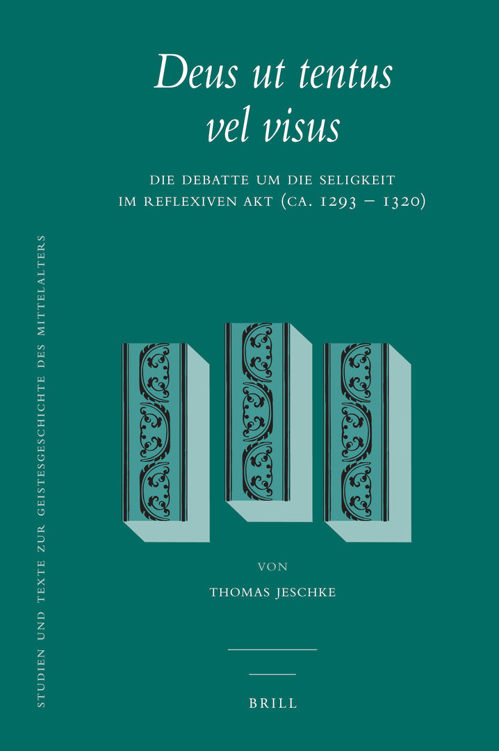 Cover image for Deus ut tentus vel visus ISBN 9789004191877