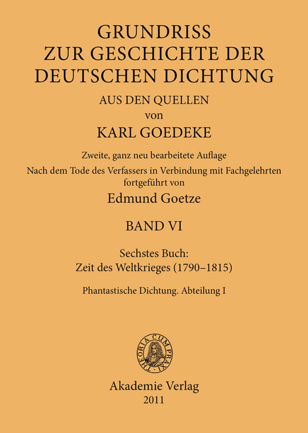 Siebentes Buch: Zeit des Weltkrieges (1790–1815)
