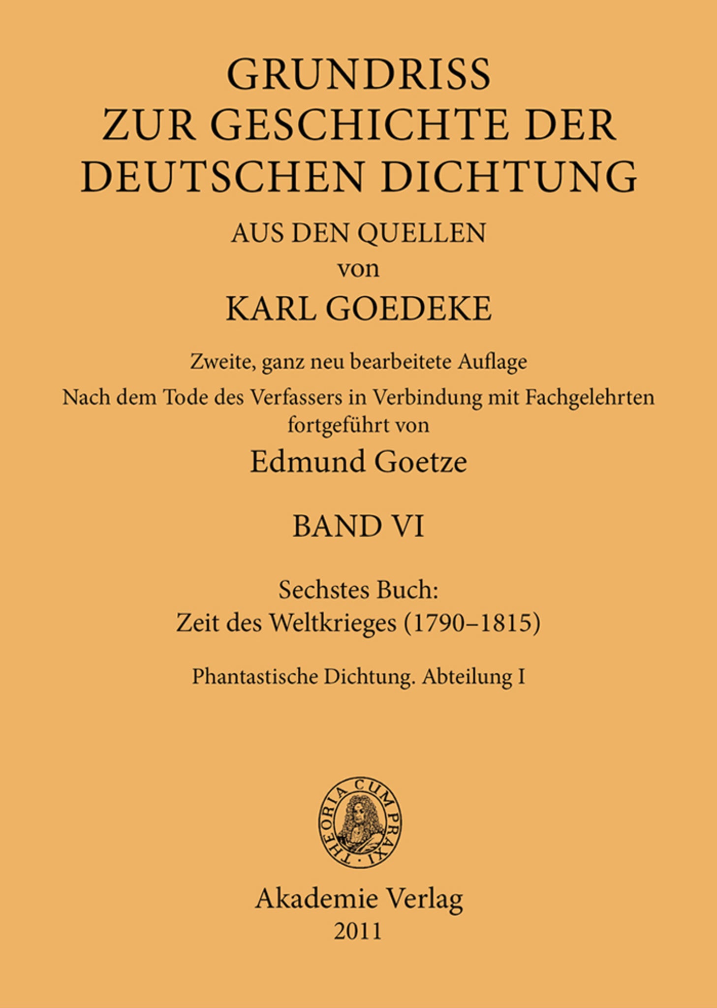 Siebentes Buch: Zeit des Weltkrieges (1790–1815)