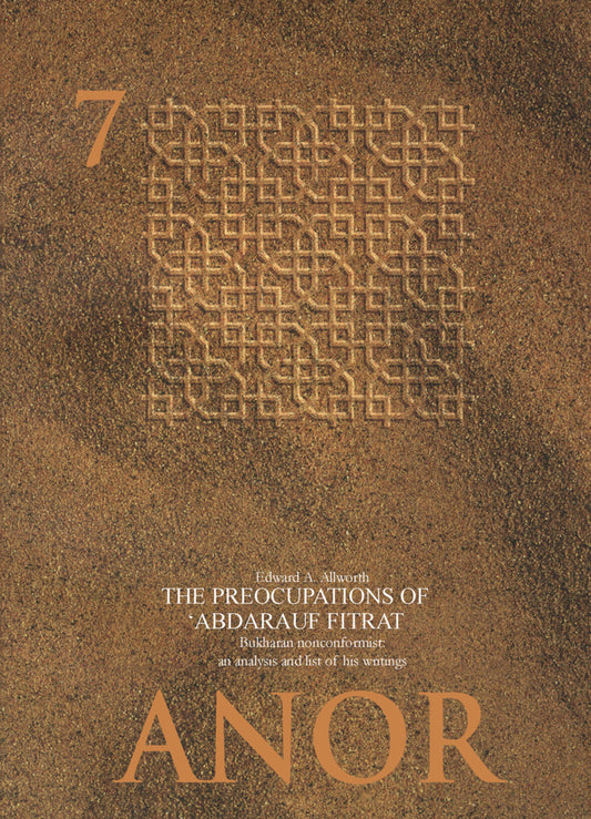The Preoccupations of Abdalrauf Fitrat, Bukharan Nonconformist
