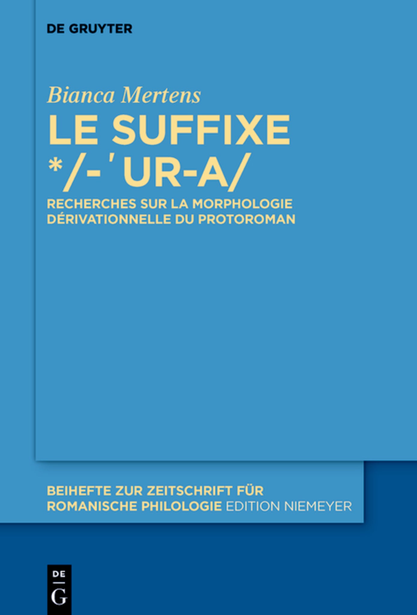 Le suffixe */-'ur-a/