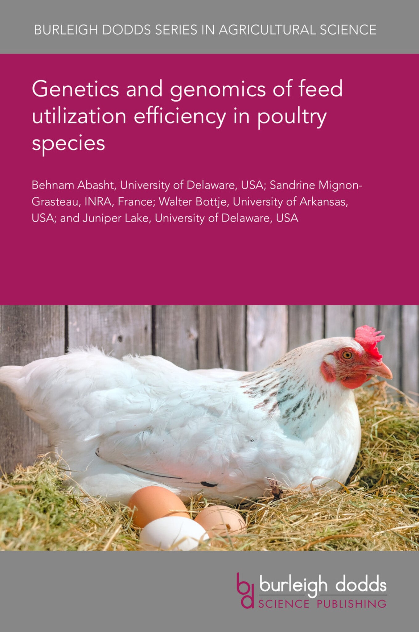 Cover image for Genetics and genomics of feed utilization efficiency in poultry species ISBN 9781786767769