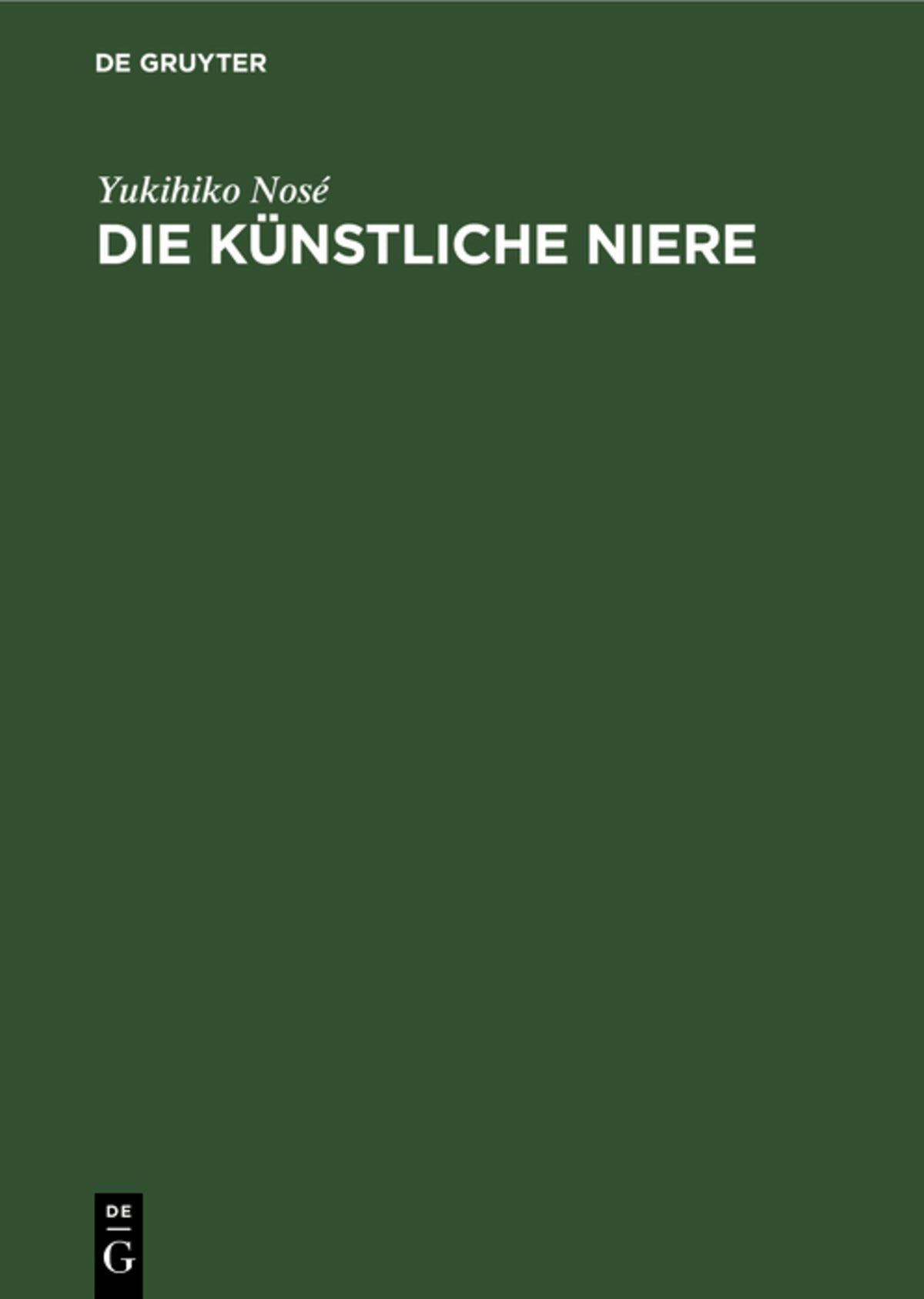 Die künstliche Niere