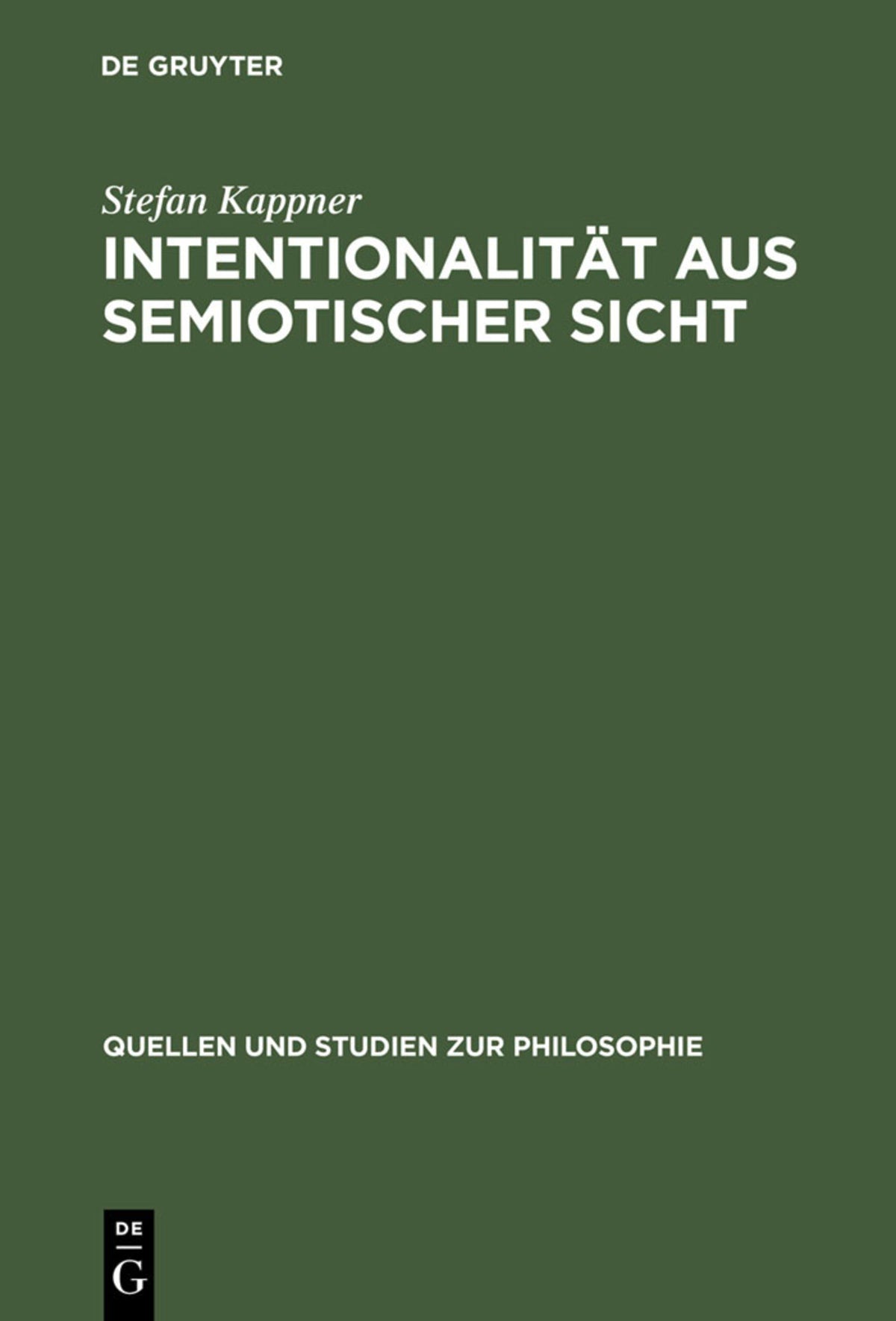Intentionalität aus semiotischer Sicht