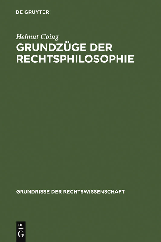 Grundzüge der Rechtsphilosophie