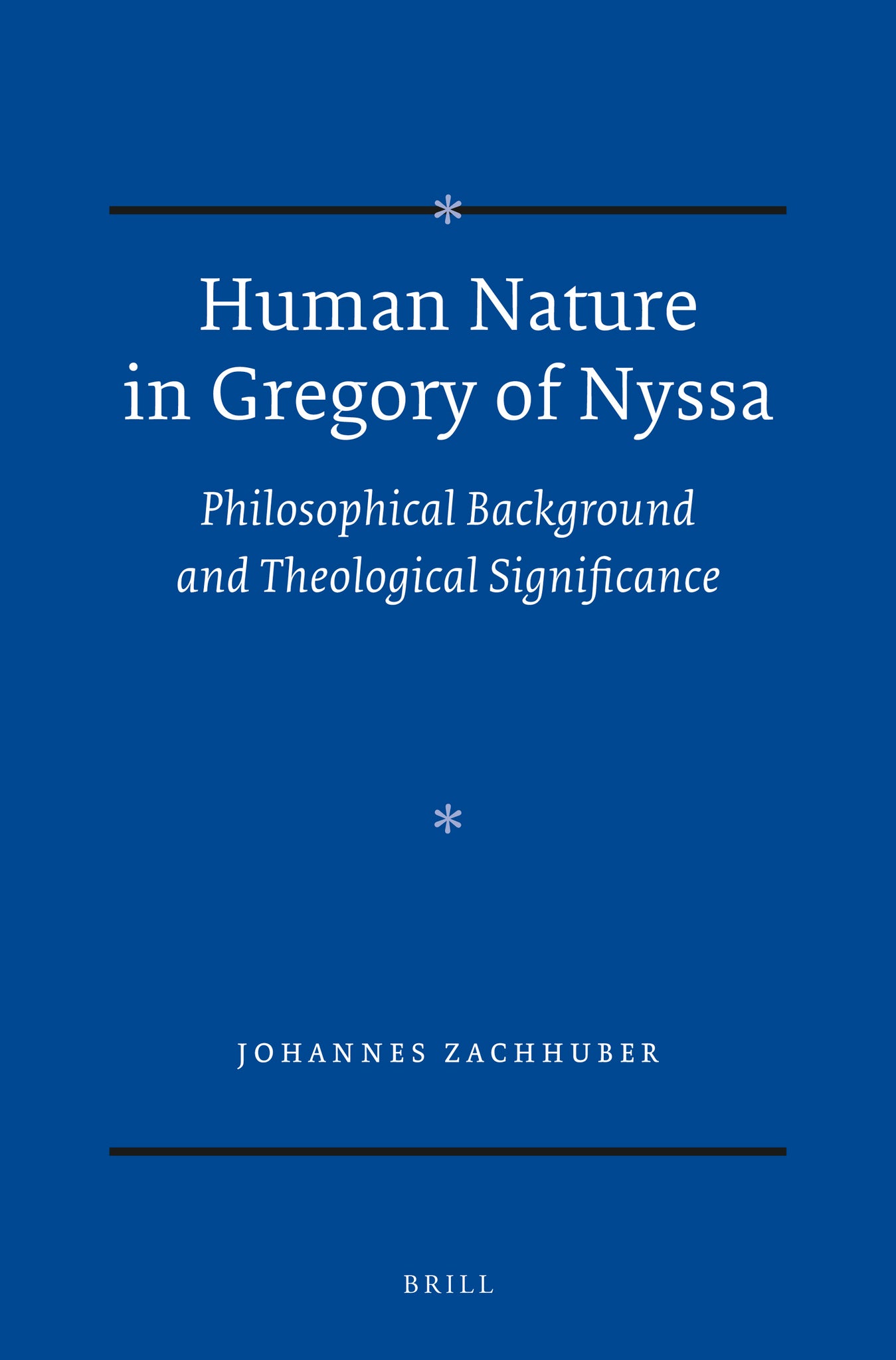 Human Nature in Gregory of Nyssa