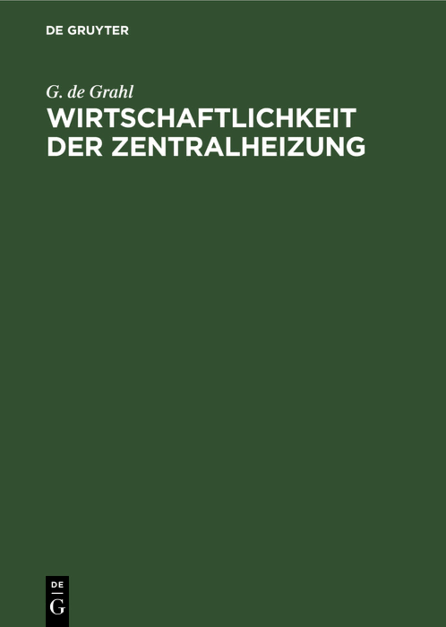 Wirtschaftlichkeit der Zentralheizung