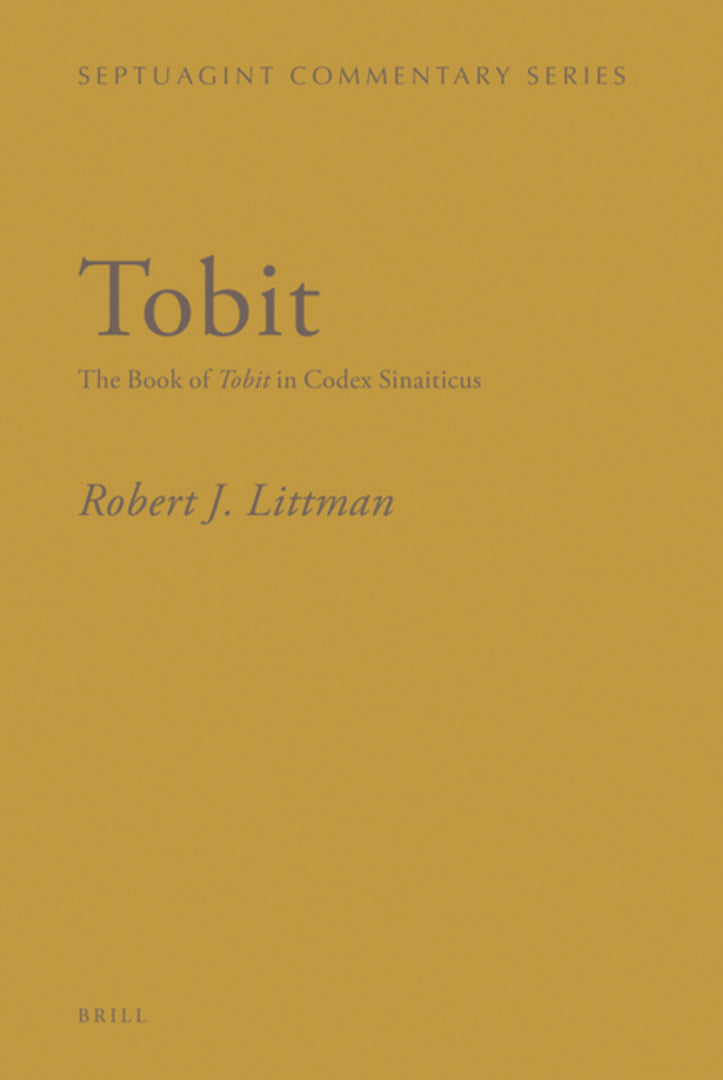 Cover image for Tobit ISBN 9789004171077