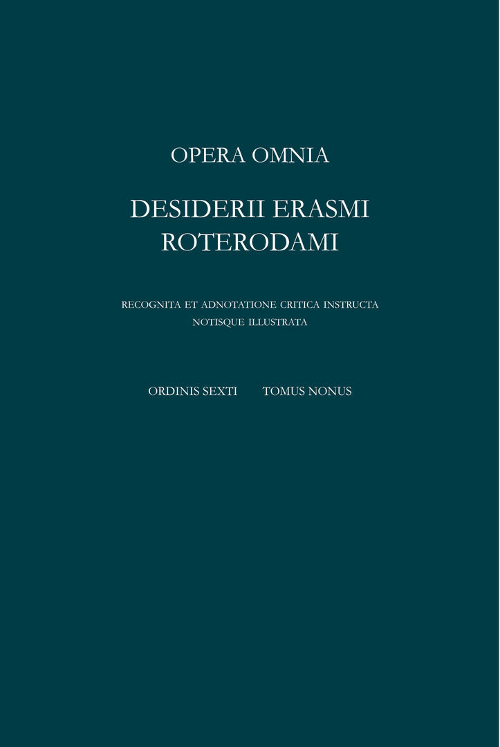 VI-9 Ordinis sexti tomus nonus