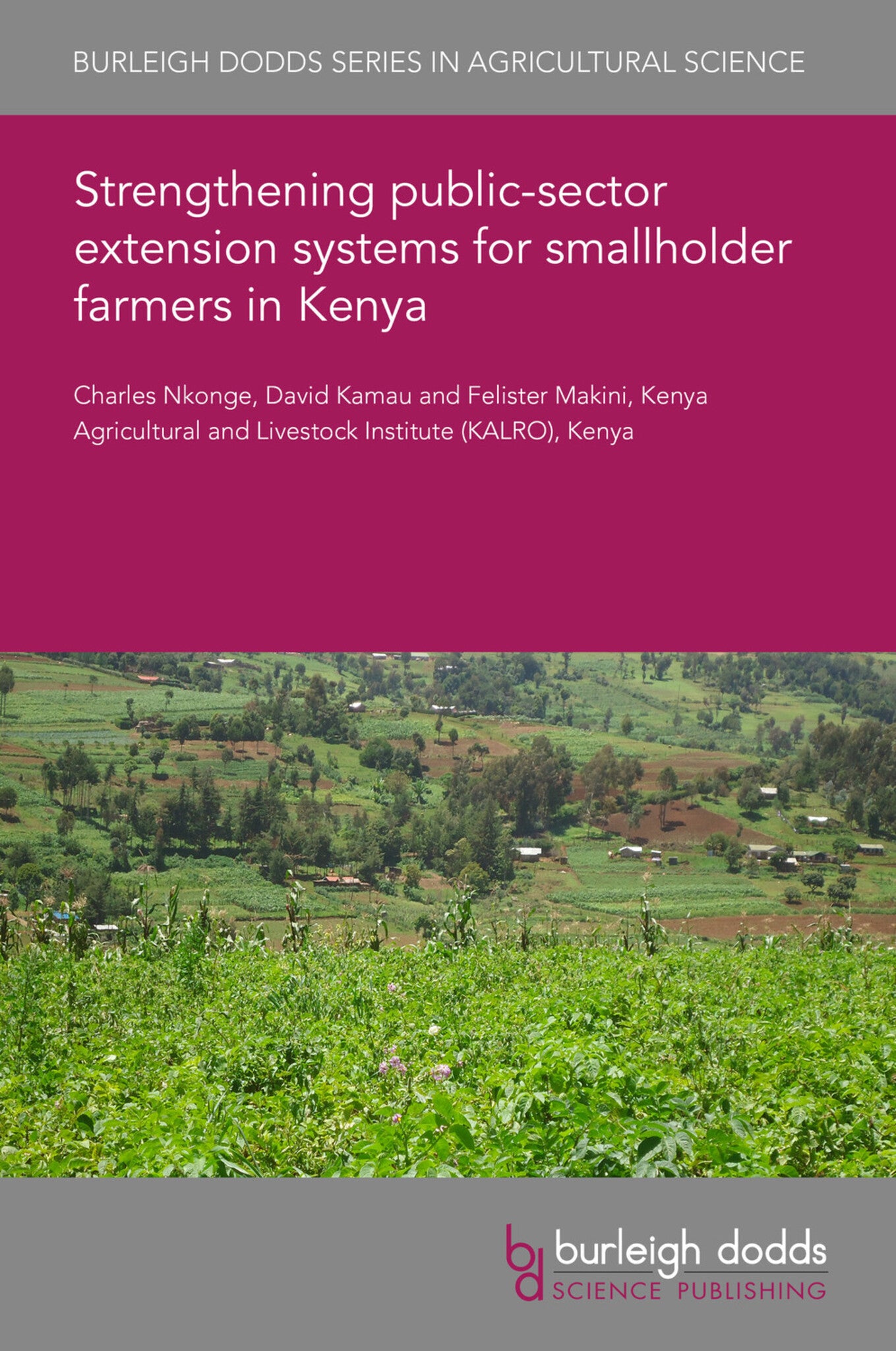 Cover image for Strengthening public-sector extension systems for smallholder farmers in Kenya ISBN 9781786769626