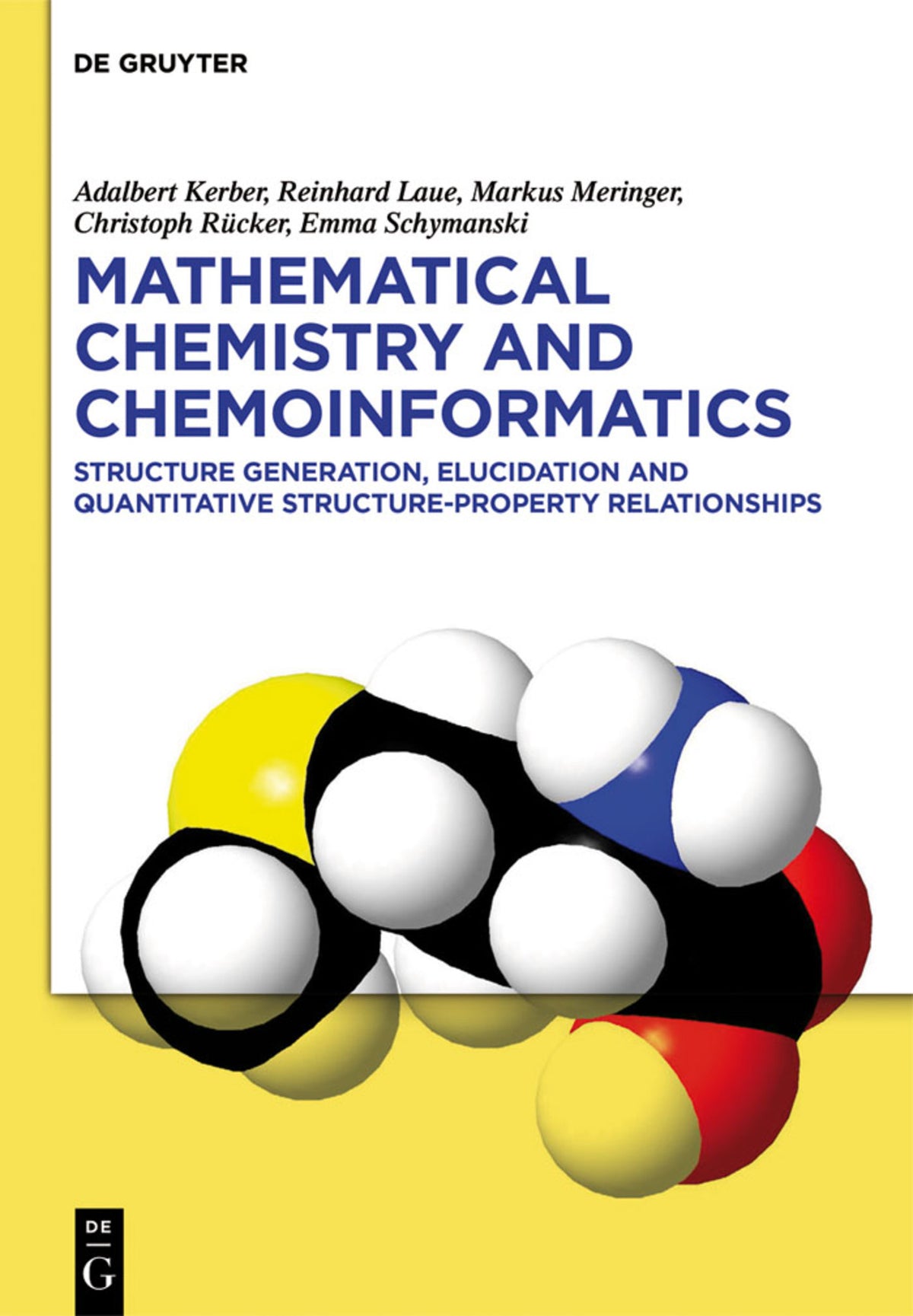 Cover image for Mathematical Chemistry and Chemoinformatics ISBN 9783110300079