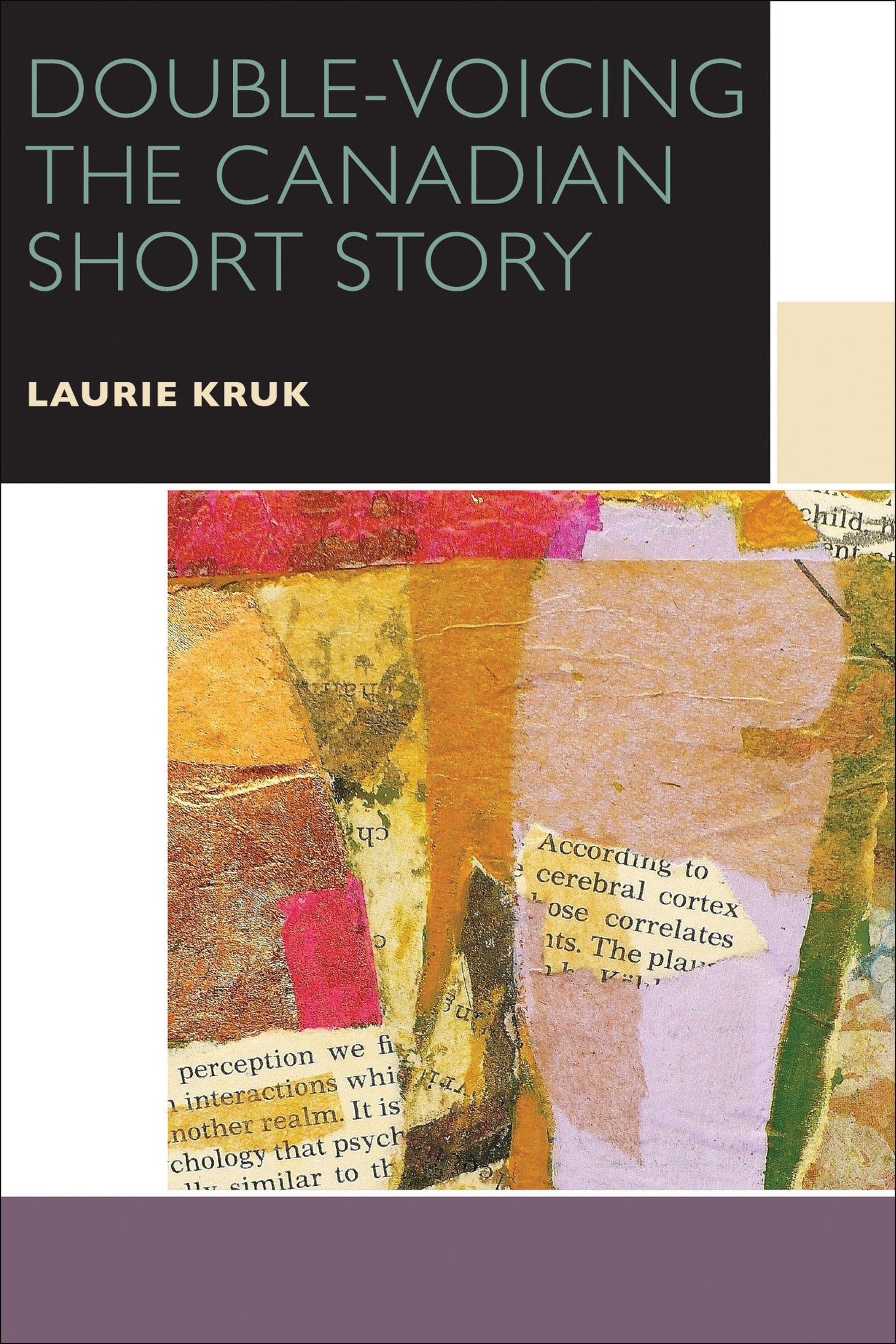 Cover image for Double-Voicing the Canadian Short Story ISBN 9780776623238