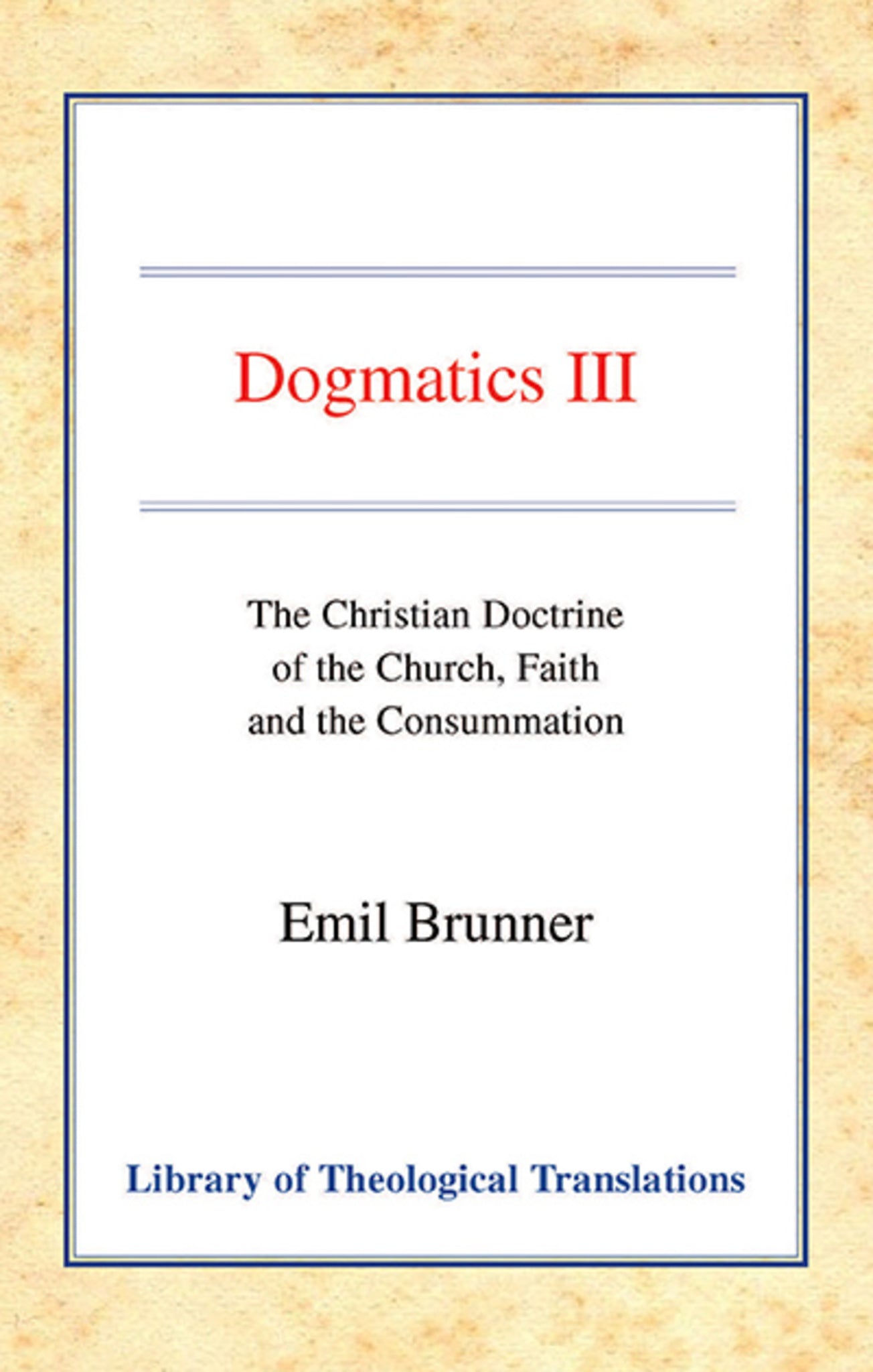 Dogmatics