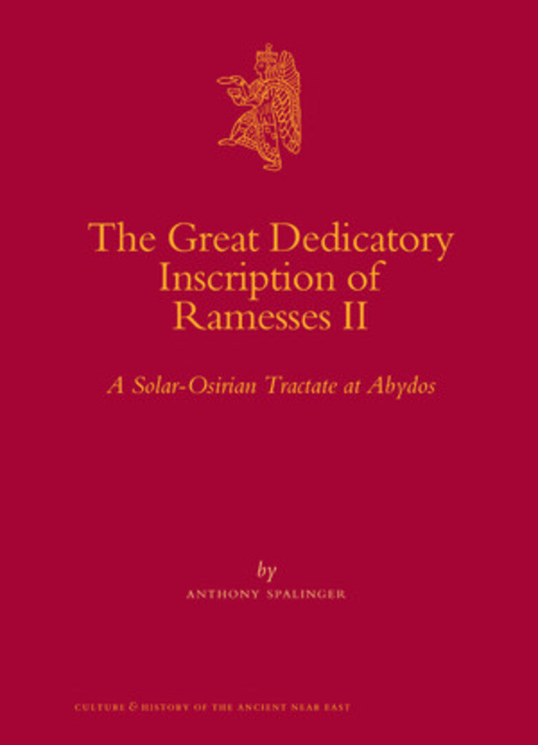 Cover image for The Great Dedicatory Inscription of Ramesses II ISBN 9789004170308