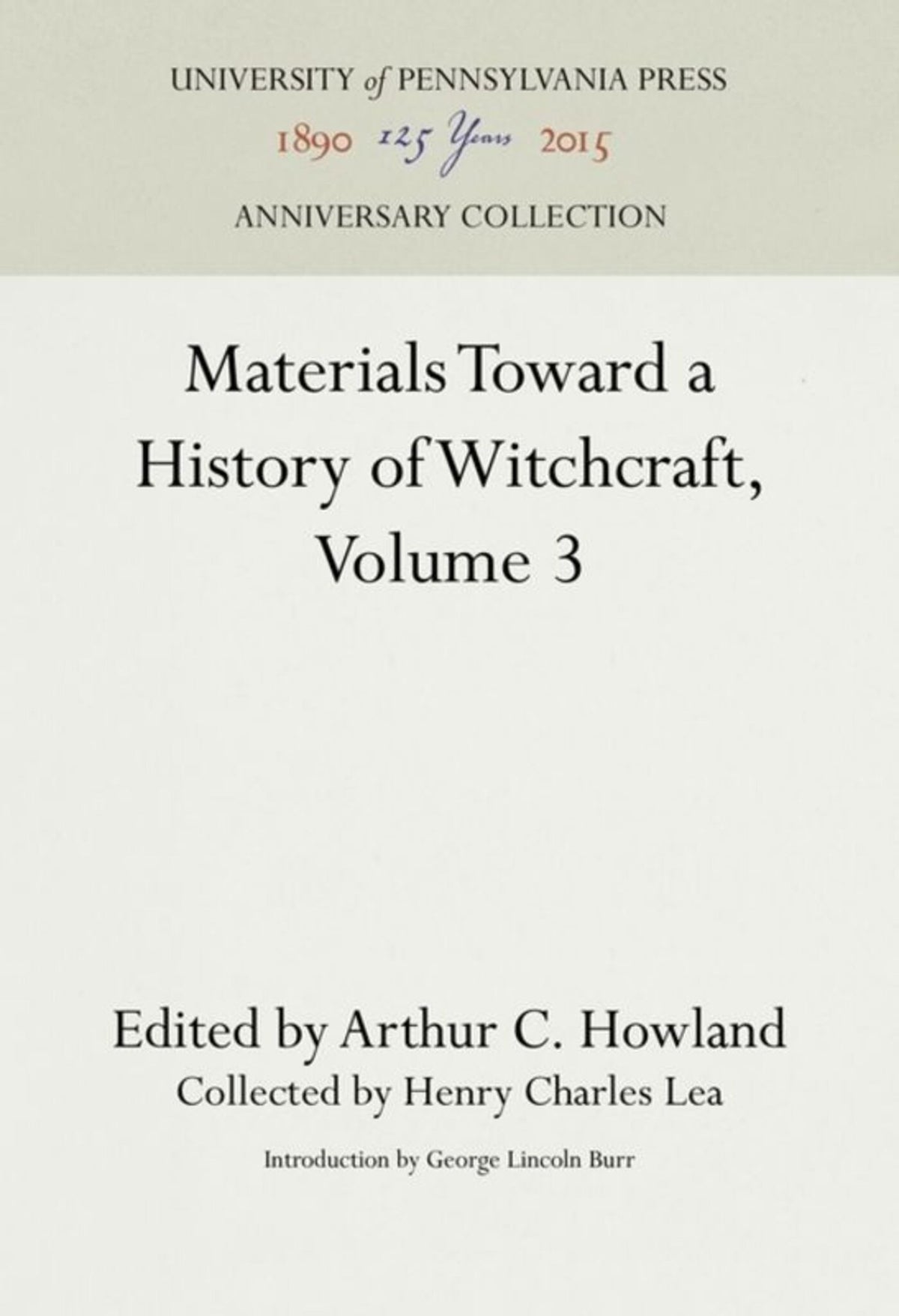Materials Toward a History of Witchcraft, Volume 3