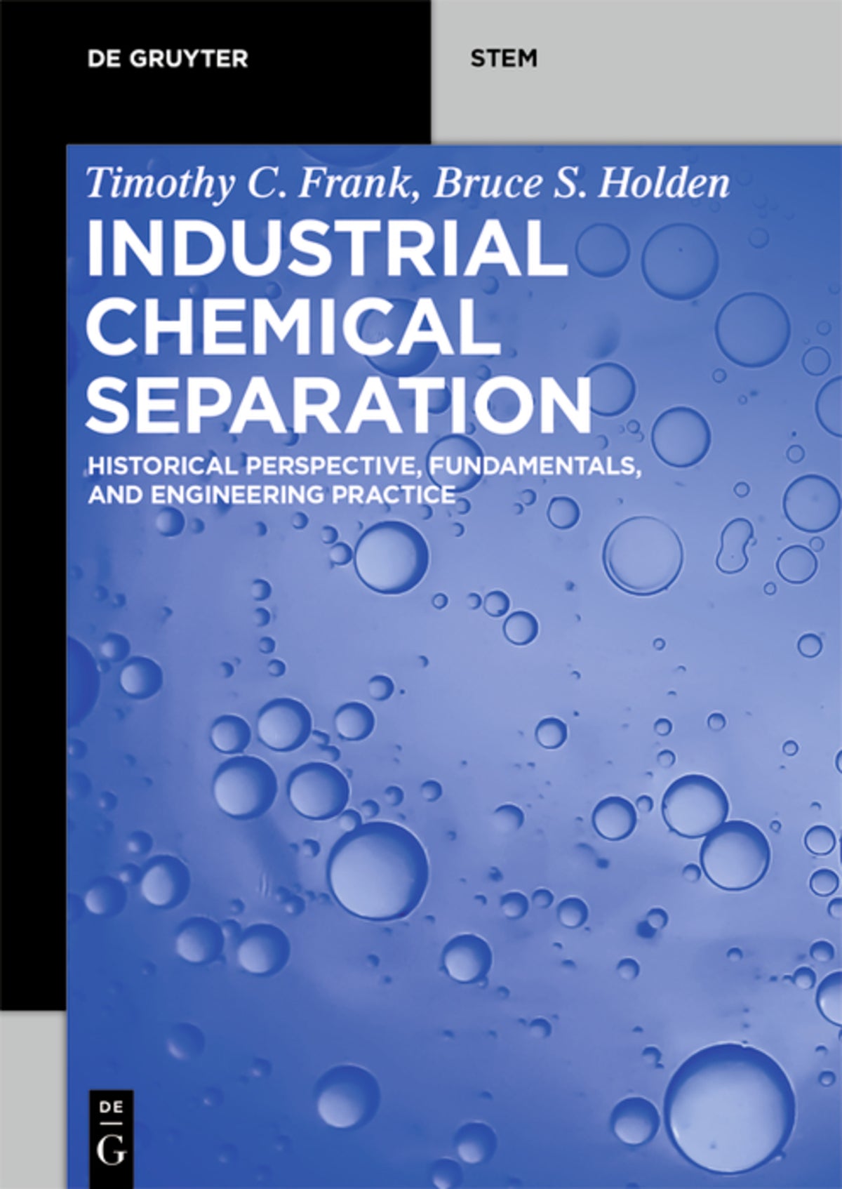 Cover image for Industrial Chemical Separation ISBN 9783110695021