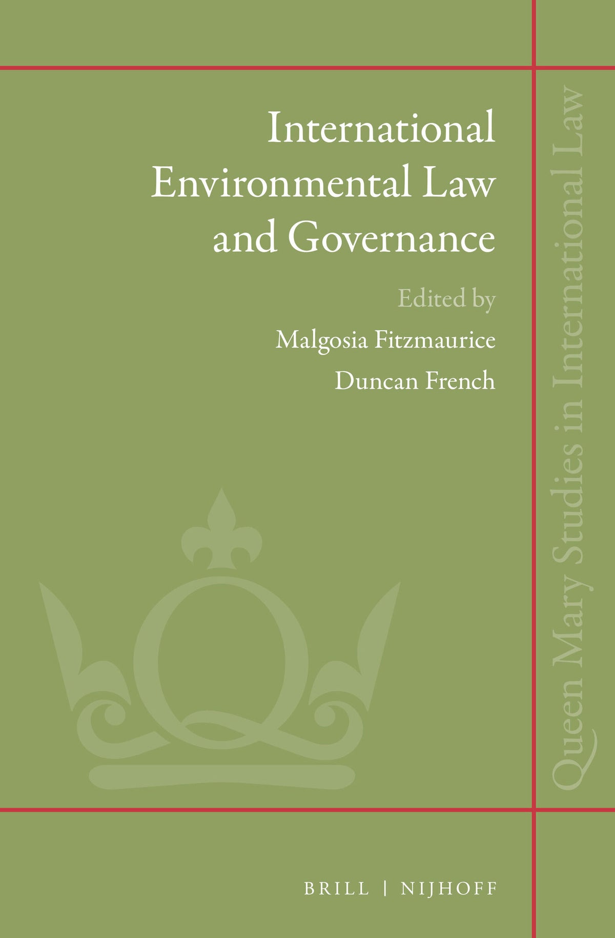 Cover image for International Environmental Law and Governance ISBN 9789004290136