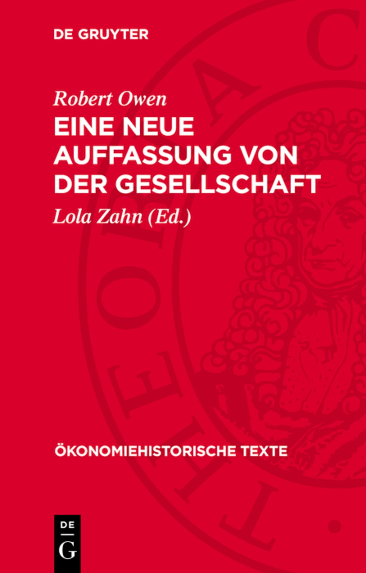 Cover image for Eine neue Auffassung von der Gesellschaft ISBN 9783112717264