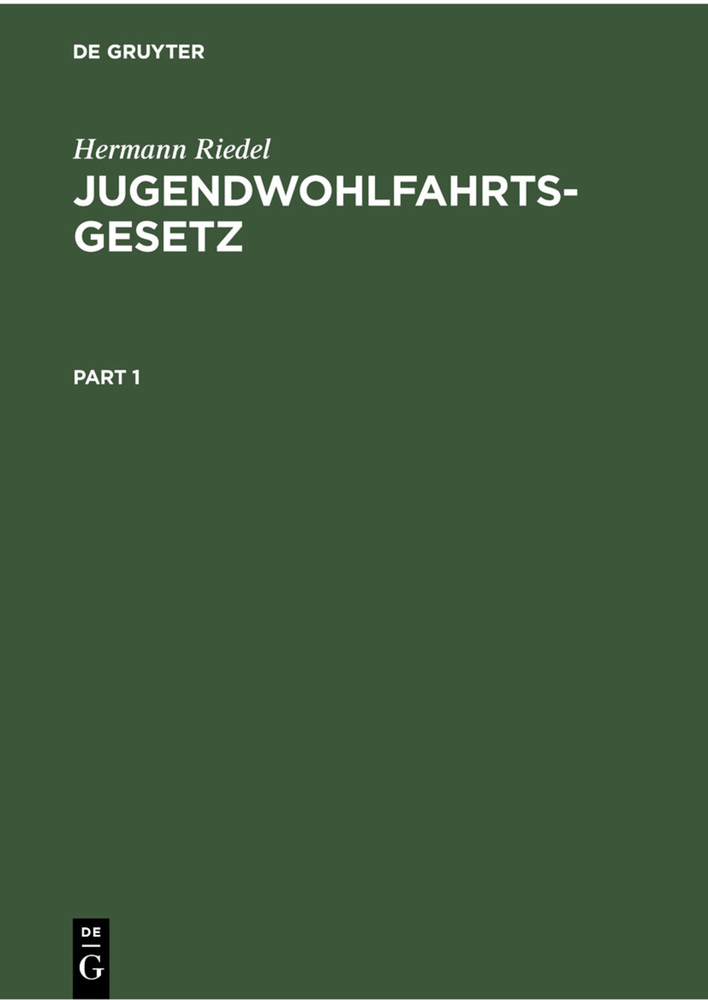 Jugendwohlfahrtsgesetz