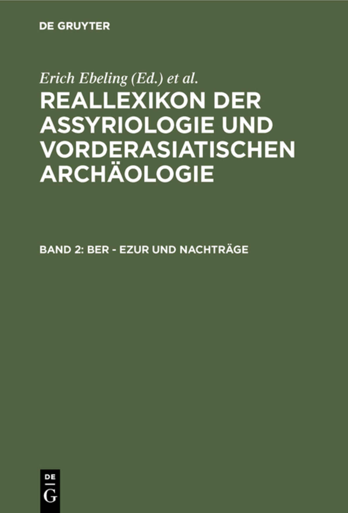 Ber - Ezur und Nachträge