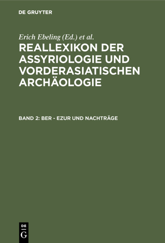 Ber - Ezur und Nachträge