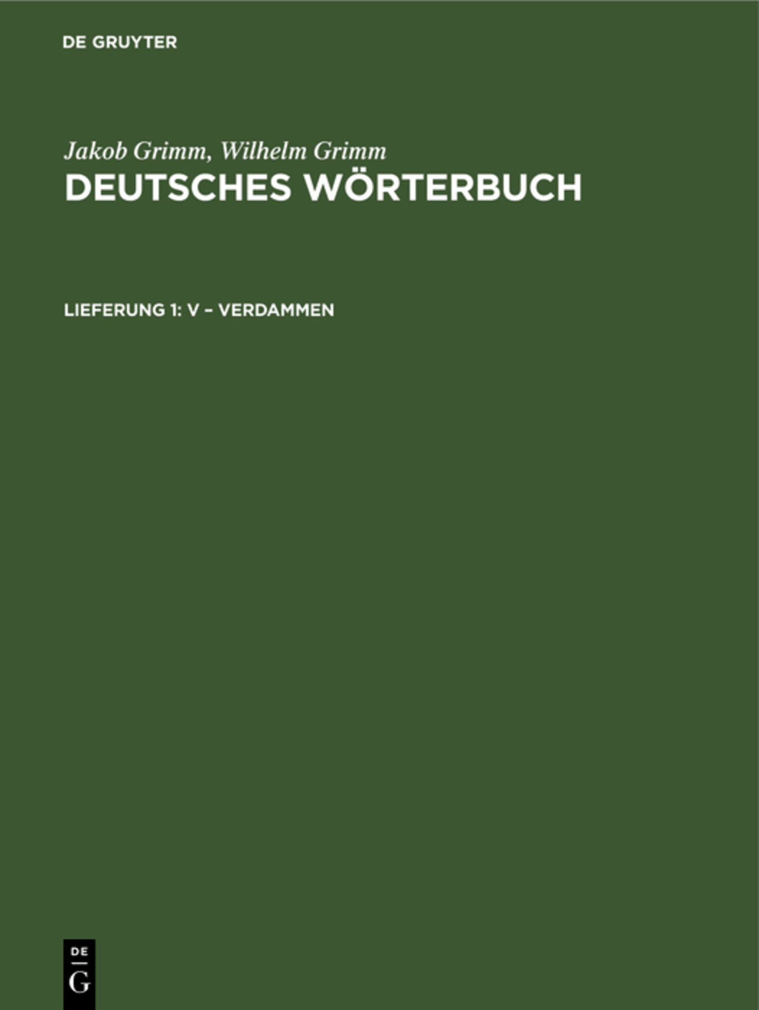 V – Verdammen