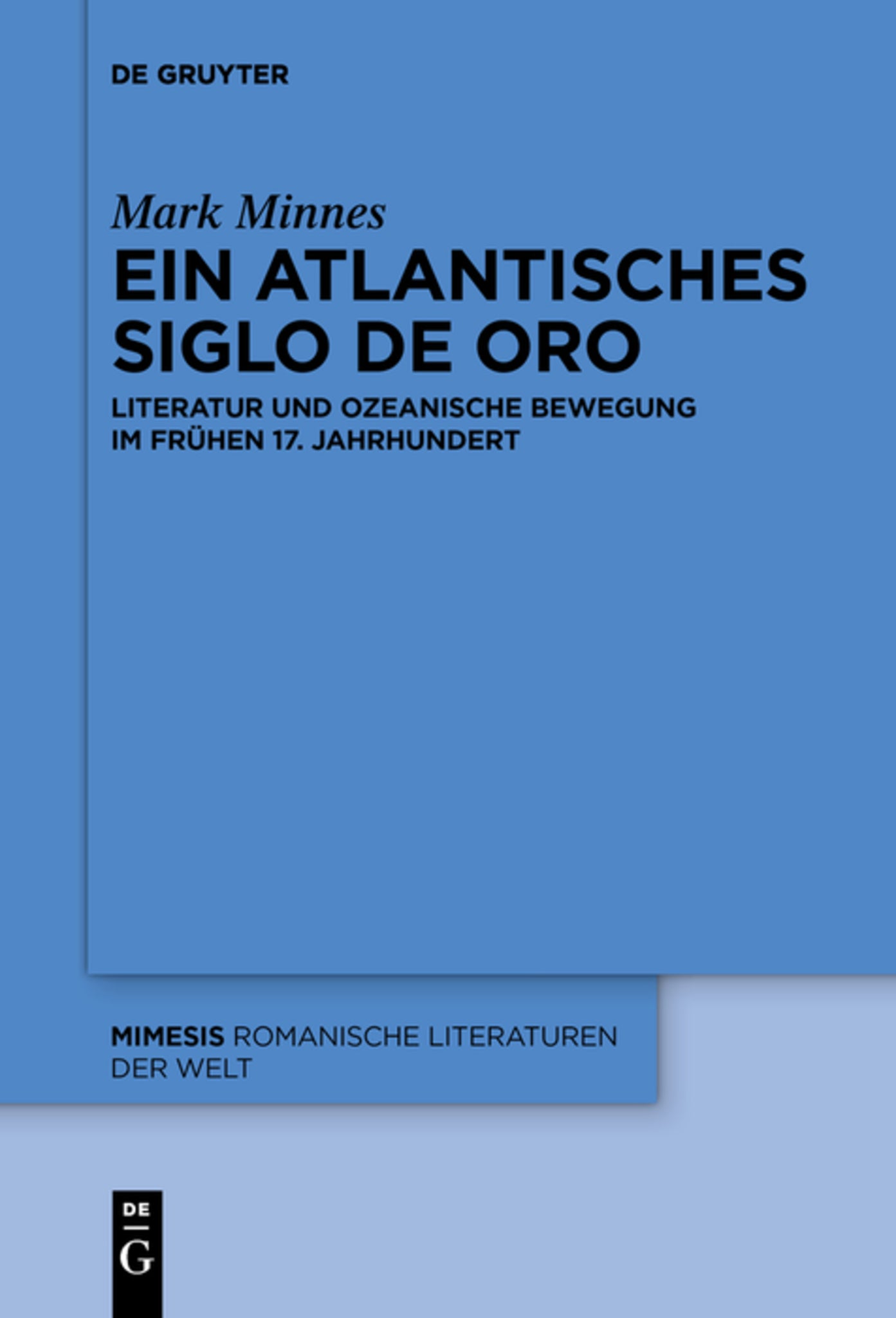Cover image for Ein atlantisches Siglo de Oro ISBN 9783110647754