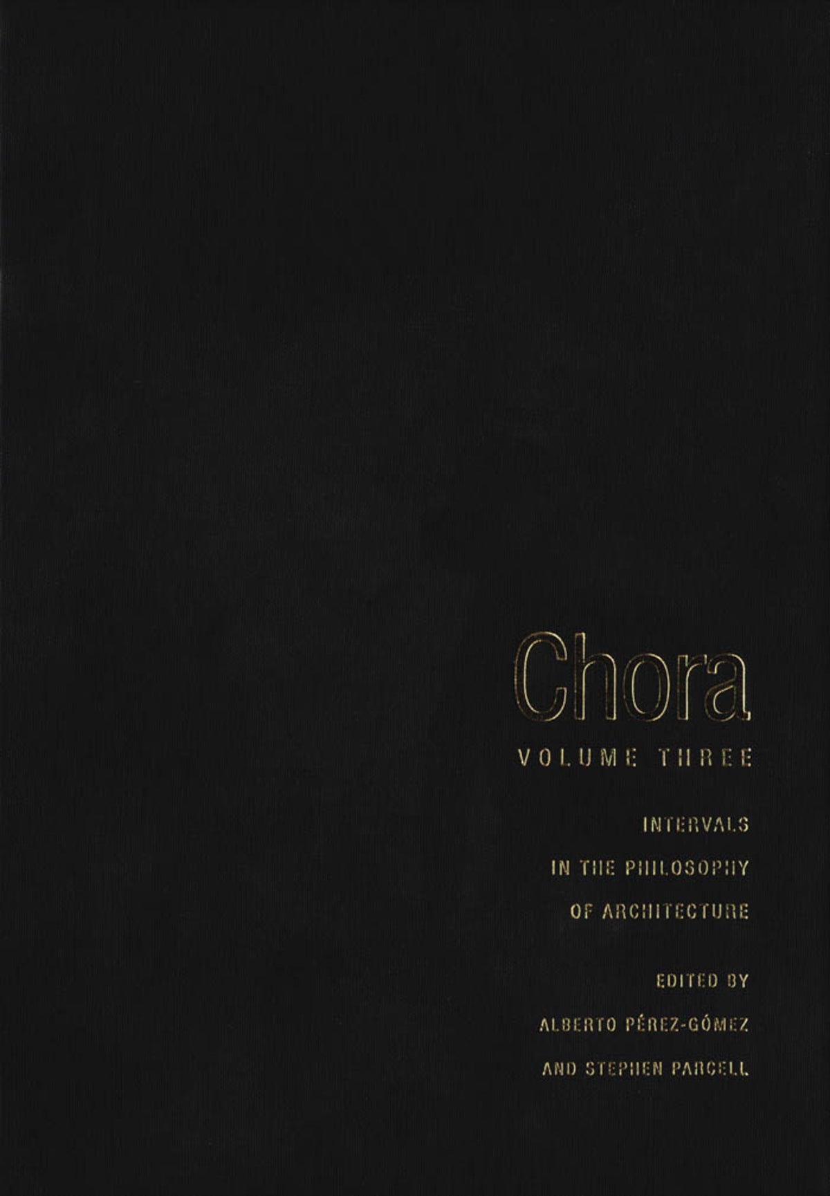 Cover image for Chora 3 ISBN 9780773567078