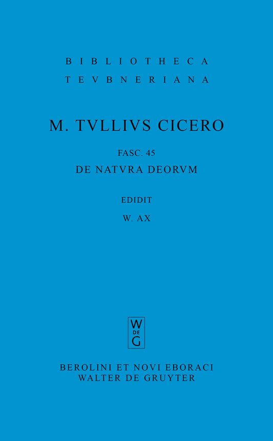 De natura deorum