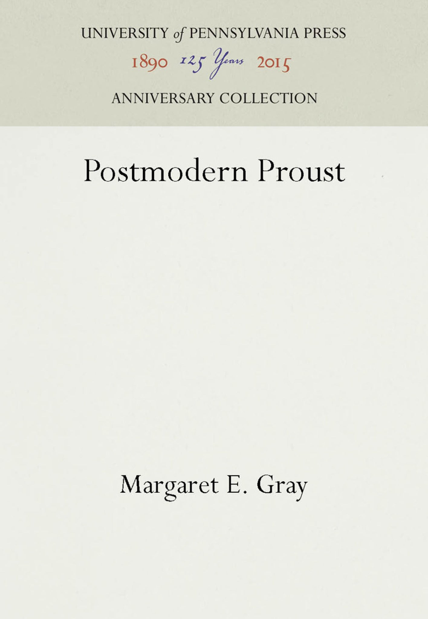 Postmodern Proust