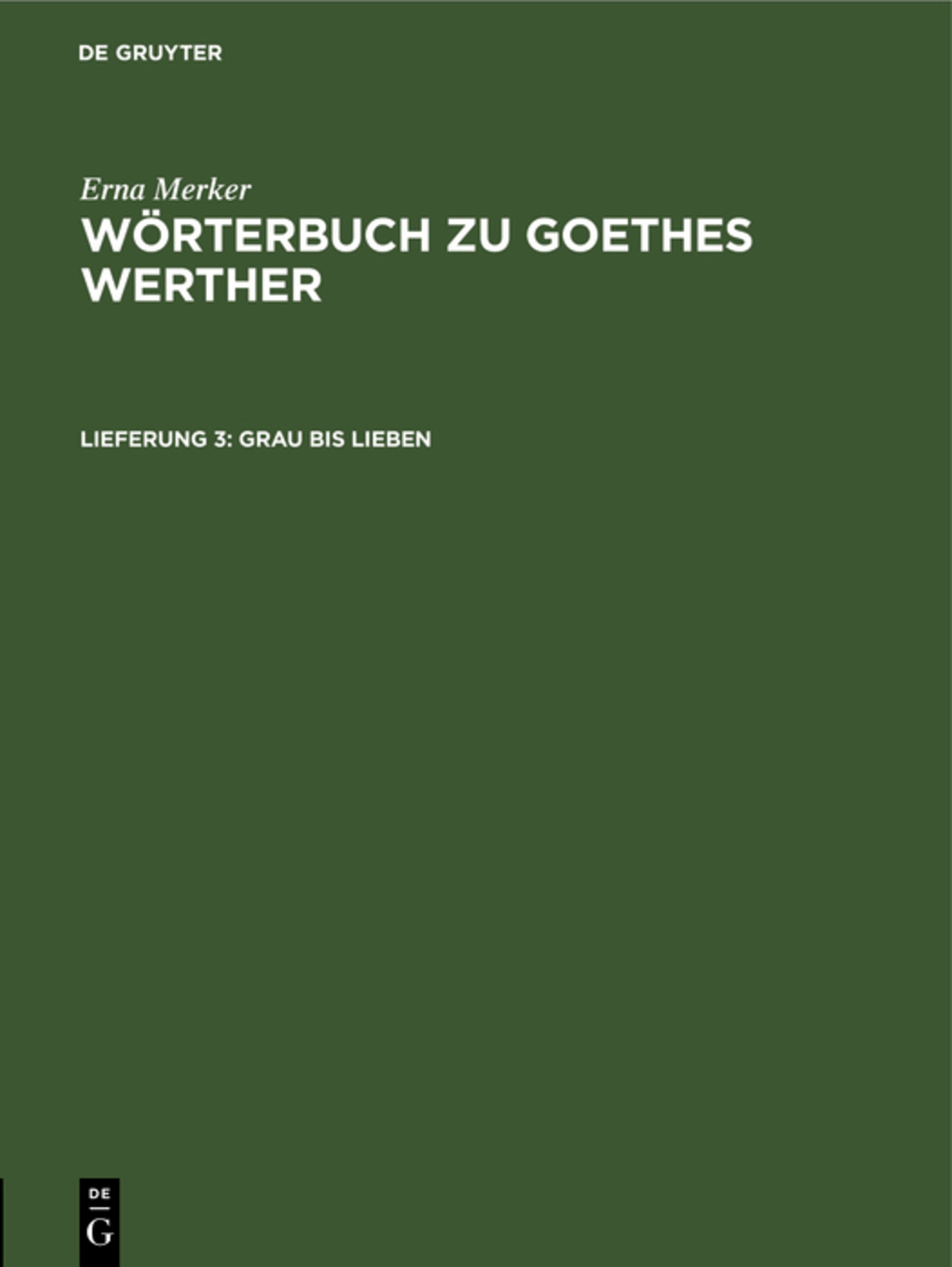 Grau bis lieben