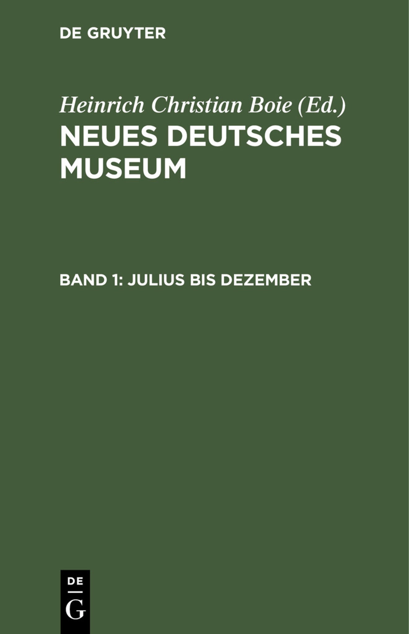 Julius bis Dezember