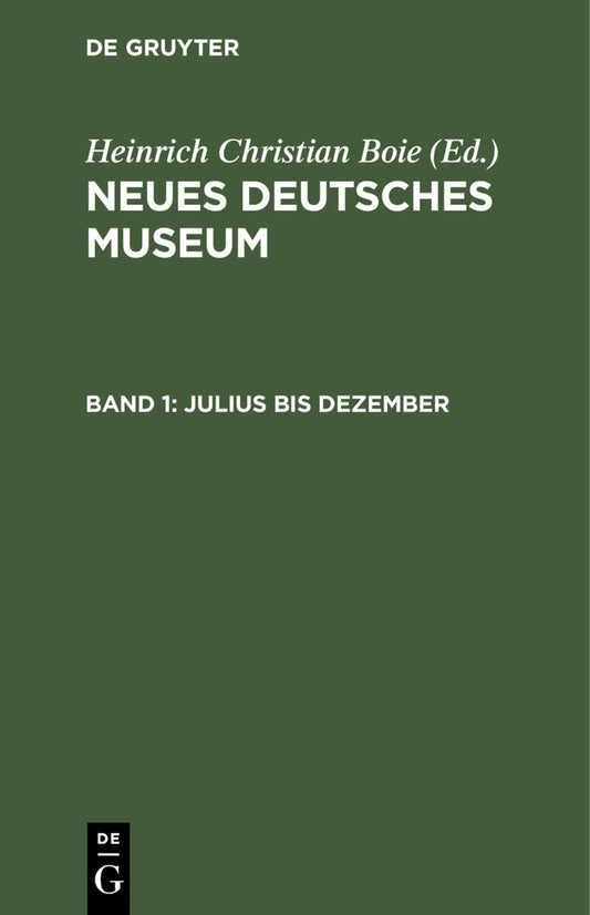 Julius bis Dezember