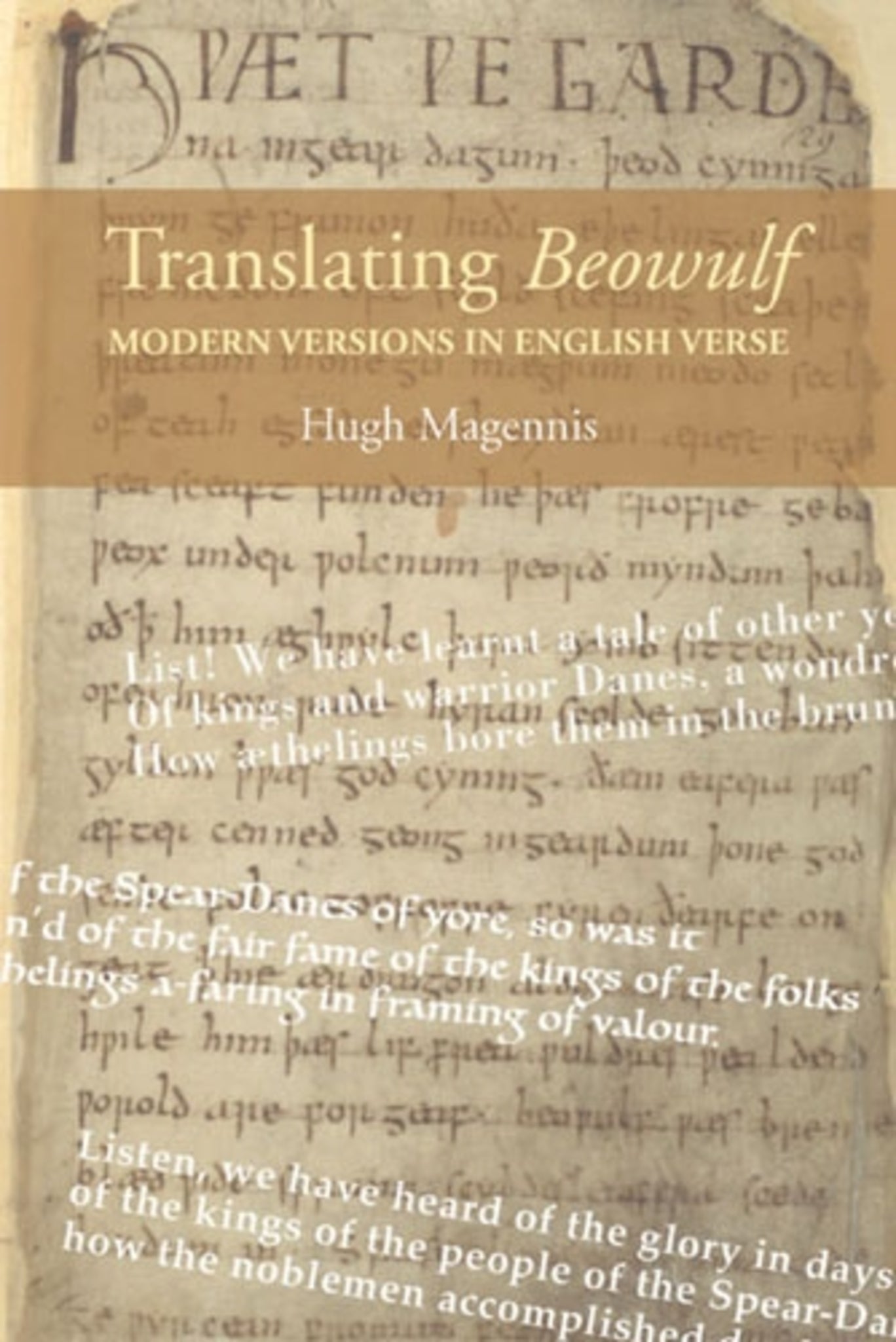 Cover image for Translating Beowulf: Modern Versions in English Verse ISBN 9781843843948