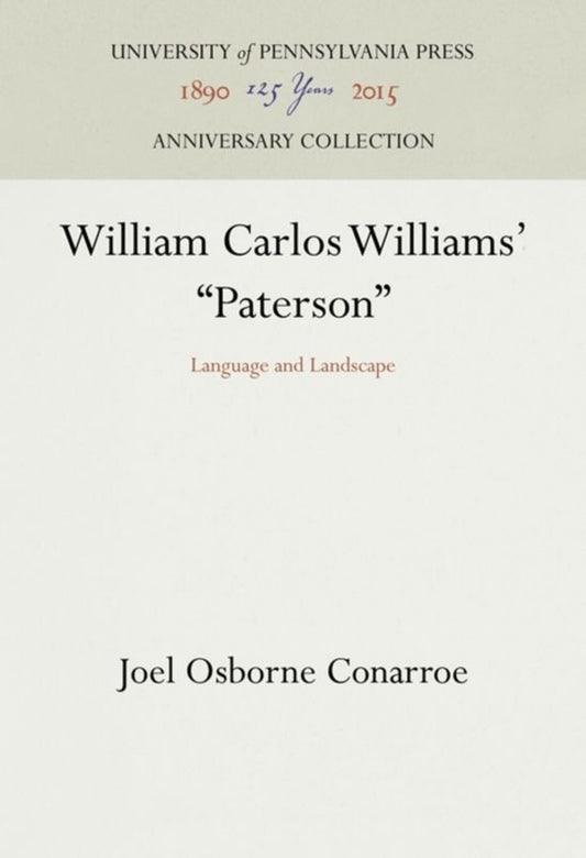 William Carlos Williams' "Paterson"