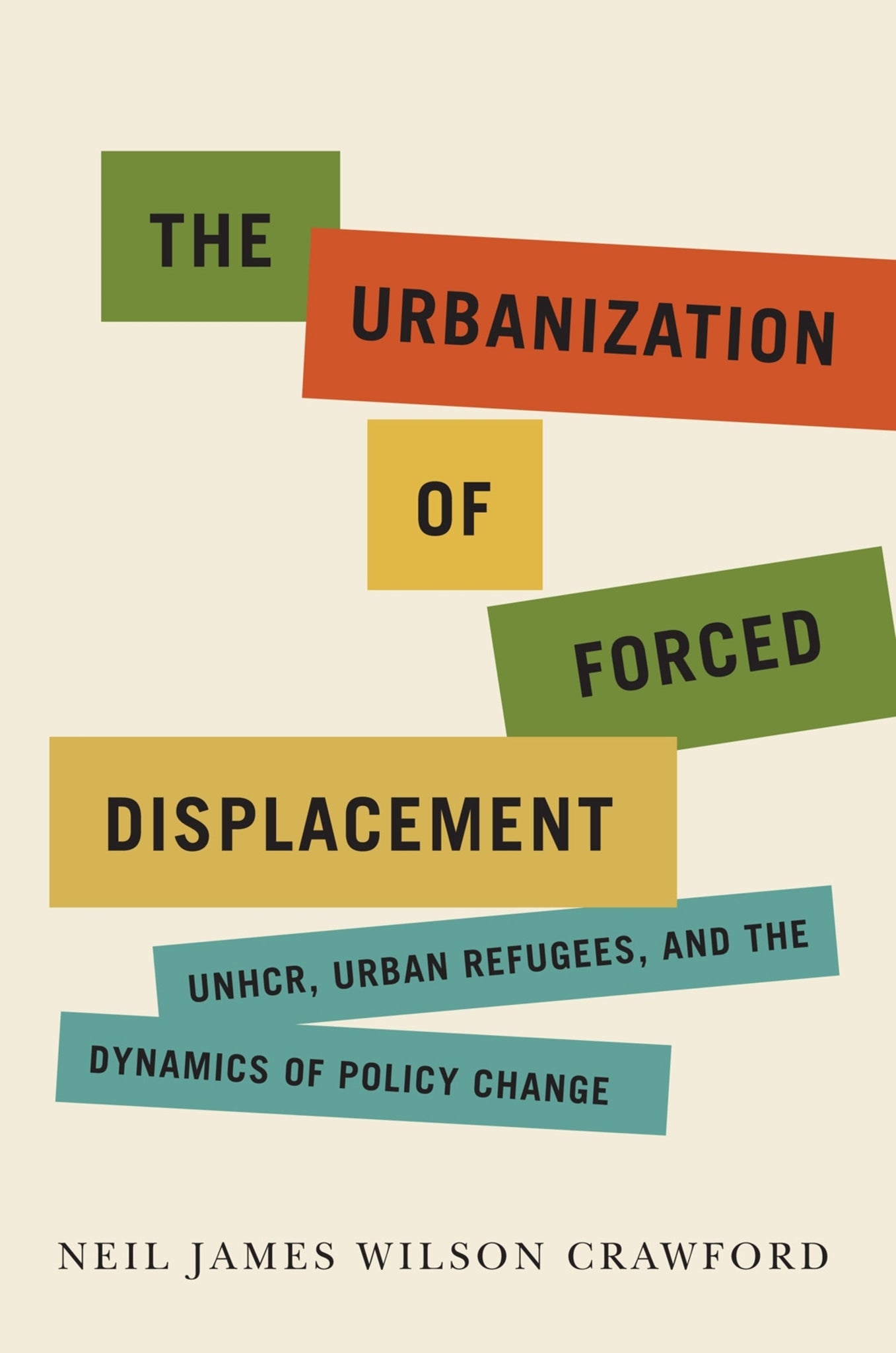 Cover image for The Urbanization of Forced Displacement ISBN 9780228008187