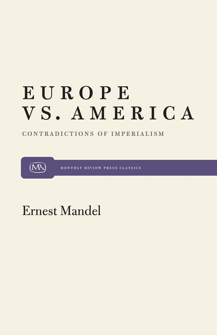 Cover image for Europe vs. America ISBN 9780853452218
