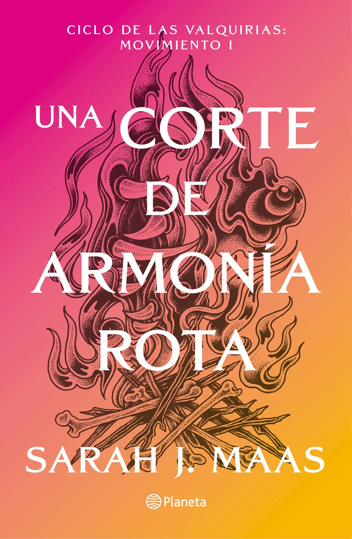 Cover image for Una corte de armonía rota / A Court of Splintered Harmony ISBN 9786073949736